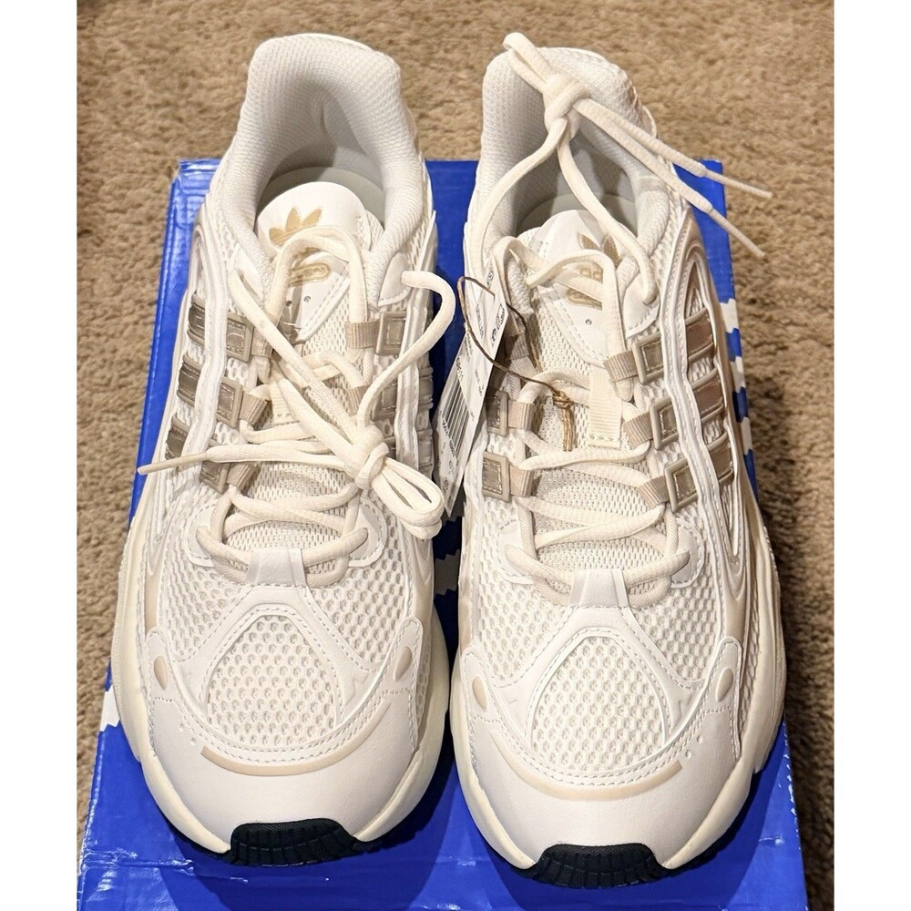 adidas Ozmillen Men’s Sneakers White/Black Low Top Lace Up IG9111